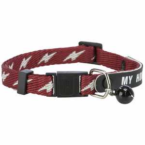 Collier pour chat My Home avec étiquette d'identification, motif rouge pour animaux de compagnie - Product Image 2