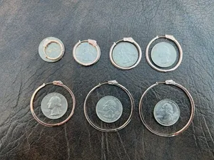 Boucles d'oreilles clous en or massif 10K 14K 18K avec diamants Moissanite VVS, style Hip Hop, pour femmes et hommes - Product Image 6