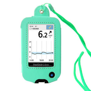 Adecuado para medidor de glucosa en sangre Abbott, cubierta protectora, cubierta protectora, cubierta de cuero resistente a caídas con cordón para el cuello - Product Image 6