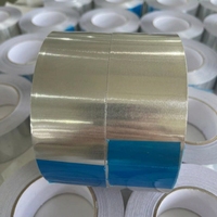 Ruban adhésif en aluminium résistant à la chaleur, adhésif acrylique, imperméable, ruban isolant, ISO9001, RoHS, prix direct usine, OEM
