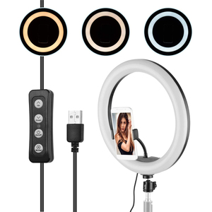 SYOSIN M33 13 pulgadas portátil Selfie llenar anillo de luz para teléfono Youtube Video maquillaje <span class=keywords><strong>Tiktok</strong></span> anillo <span class=keywords><strong>aro</strong></span> de luz - Product Image 2