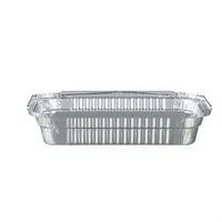 WB Moules à pain jetables en aluminium de qualité alimentaire, en pulpe PET moulée, avec couvercles en papier, rectangulaires, argentés, pour barbecue et cuisson, boîtes à pain premium en aluminium