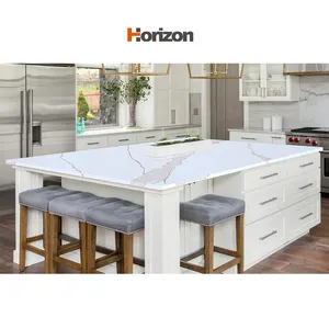 artificial counter top kitchen countertop crystal white quartz artificial quartz stone big slab marble look quartz stone