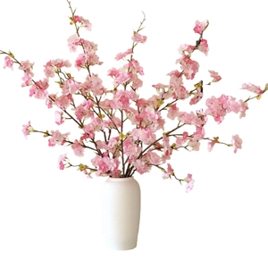 Fleurs artificielles de cerisier Yoshinobu en polyester, décoration intérieure, bouquet floral, décoration de table de salon - Product Image 5