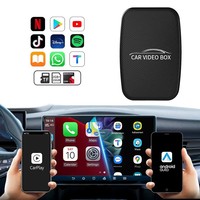 Caja Android para Auto FCL Cross-border GT4S con USB CarPlay y Adaptador Inalámbrico CarPlay para Teléfonos Apple y Android, Transmisión de Video