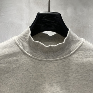 <span class=keywords><strong>Felpe</strong></span> Personalizzate TT con Collo Alto in Cotone, Maglione Ricamato in Morbido Pile, <span class=keywords><strong>Felpe</strong></span> Oversize con Collo Alto o Girocollo - Product Image 4