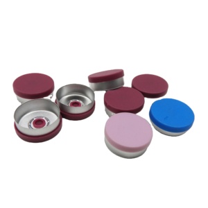 Tappo per Flacone in Alluminio e Plastica 13mm 20mm Colore e Logo Personalizzati Tappo Flip Top per Flacone da Iniezione - Product Image 1