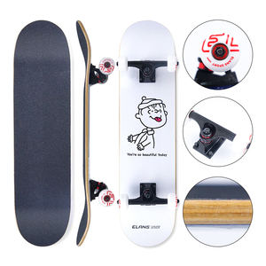 Vente en gros de planches à roulettes complètes en bois d'érable à 7 couches de 31 pouces, personnalisées pour les enfants débutants - Product Image 1