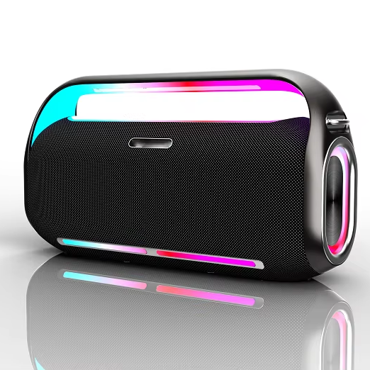 OEM/ODM High-End V62 Professional 4\" Stereo RGB BoomBox 200W Portable Karaoke Speakers with Bass for Parties