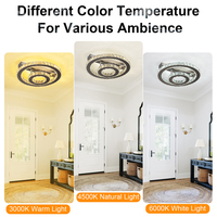Plafonnier LED rond moderne pour décoration intérieure, avec télécommande, pour chambre à coucher, expédié depuis notre entrepôt au Royaume-Uni