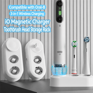 Magnetic Charging Base Holder for IO Electric <strong>Toothbrush</strong> Compatible Replacement Charger Stand with Brush Head Storage Rack - Product Image 1