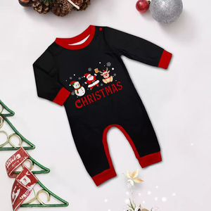 Tenue de <span class=keywords><strong>Noël</strong></span> Parent-Enfant : <span class=keywords><strong>Ensemble</strong></span> <span class=keywords><strong>Mère</strong></span>-Fille Manches Longues en Polyester, Touche Sophistiquée, Nouveau Style Automne, Père <span class=keywords><strong>Noël</strong></span> et Bonhomme de Neige - Product Image 5