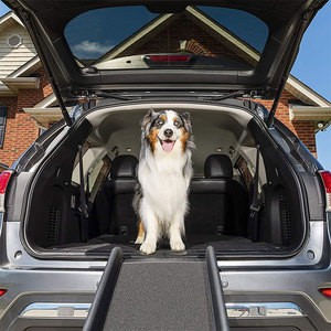 Échelle de chien en aluminium pliante Portable <span class=keywords><strong>rampe</strong></span> extérieure antidérapante pour grands chiens support d'<span class=keywords><strong>escalier</strong></span> pour animaux de compagnie accessoire de moto Antaihengye PR001 - Product Image 2