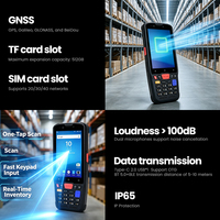 Terminal PDA industriel robuste Android 14, 4G, scanner de codes-barres 1D 2D QR, GNSS, écran 4 pouces, 4 Go + 64 Go, en stock pour entrepôt