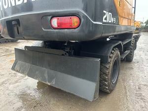 Used Original hyundai 210w-9 Wheel Excavator in Discount Price Secondhand Hyundai 210 210W-9 Wheel Excavator With Good <b>Tires</b> - Product Image 4