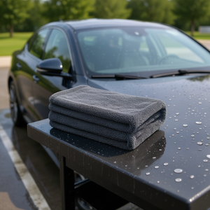 Serviette de lavage auto en microfibre 36x24 pouces 1500Gsm, chiffon de detailing pour l'entretien des véhicules - Product Image 2