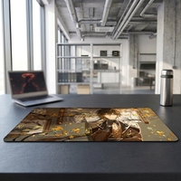 Tapis de souris de jeu anime personnalisé imprimé, base en caoutchouc naturel antidérapante, tissu lisse, tapis carré pour e-sport et usage bureautique, vente en gros OEM