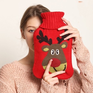 Faux Fur Hot Water Bottle Cover Long Plush Rubber Hot Water Bag Textile & Fabric Crafts
