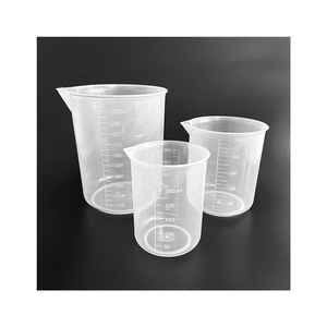 थोक कस्टम विभिन्न आकार प्रयोगशाला बीकर मापने वाले कप प्लास्टिक बीकर - Product Image 1