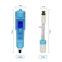 PH-6118 testeur de qualité de l'eau 2 en 1 de haute qualité testeur de PH et de température pH-mètres pour la peau cosmétique sol humide