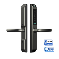 Cerradura Inteligente para Puerta con Huella Dactilar, Tarjeta RFID, Contraseña, Entrada sin Llave, Cerrojo de Aleación de Aluminio, IP65 Impermeable, Tuya BLE WiFi APP