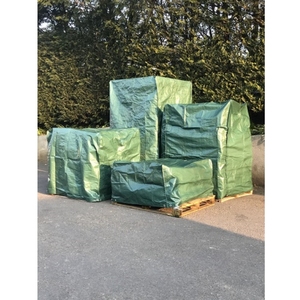 Logo couverture de support de bois de chauffage fond <span class=keywords><strong>plat</strong></span> pe couverture de palette <span class=keywords><strong>en</strong></span> plastique étanche - Product Image 1