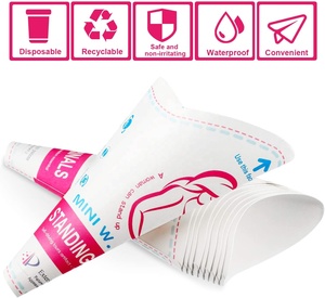 Urinoir portable léger pour femmes, dispositif d'urination féminin <span class=keywords><strong>jetable</strong></span>, papier imperméable, urination <span class=keywords><strong>debout</strong></span>, hygiène féminine - Product Image 6