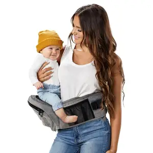 Polyester Nylon Mommy Outside Voyage personnalisé pour bébé Hip Carrier