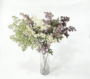Bayas de <span class=keywords><strong>Nandina</strong></span> Artificiales de Alta Calidad Hechas a Mano con Ramas Largas para Decoración de Jarrones en el Hogar para Graduación y Navidad - Product Image 1