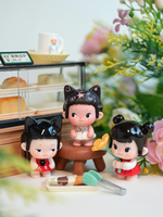 Figurines PVC Bonini de la série d'aventure Songsong, boîte mystère de la marque haut de gamme Bu Er, jouets anti-stress de bureau