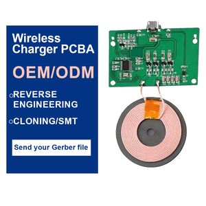 Kls tiêu chuẩn không dây sạc Receiver pcba Board cuộn dây điện thoại di động sạc <span class=keywords><strong>Kit</strong></span> với cuộn cảm cuộn dây tùy chỉnh PCB nhà sản xuất - Product Image 1