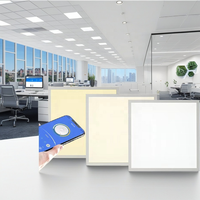 Panneau lumineux LED encastré à rétroéclairage, 3 CCT sélectionnables, 36W, économie d'énergie, disponible en 60x60, 62x62, 600x600, entrepôt Allemagne