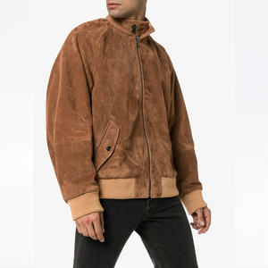 <b>Men</b> Cowhide Leather <b>Jacket</b> <b>Mens</b> Genuine <b>Jackets</b> Cow Real A2 Bomber Leather <b>Jacket</b> - Product Image 3