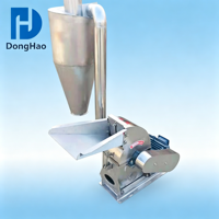 Broyeur à marteaux électrique commercial en acier inoxydable, personnalisé, à refroidissement par eau, antidéflagrant, multifonctionnel pour céréales, blé, avoine