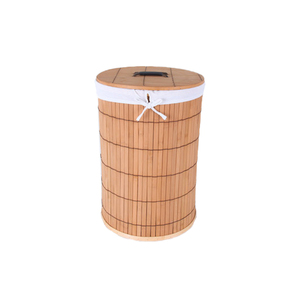 <span class=keywords><strong>2025</strong></span> Fabriek Direct Miri Wasmand 3 Compartimenten Milieuvriendelijke Hoge Bamboe-Badkamer Wasmand Wasmand - Product Image 5