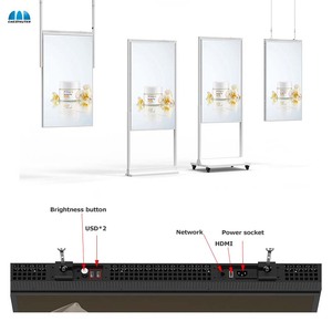 Độ sáng cao 49 55 65 inch hai mặt Độ sáng cao cửa sổ cửa hàng phải đối mặt với <span class=keywords><strong>LCD</strong></span> kỹ thuật số biển và hiển thị - Product Image 4