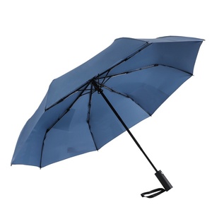 Customizable Three-fold <b>Automatic</b> Memory Patch Free-fold Easy-to-collect <b>Umbrella</b> Men's Solid Color Business Manufacturers Spot - Product Image 3