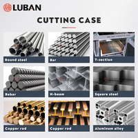 Machine à scie à ruban LUBAN Chine, coupe de métal, scie à ruban entièrement automatique GZ4260, grande scie à ruban CNC