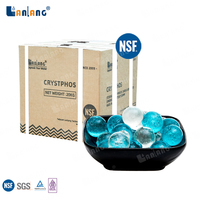 Boules de siliphos NSF, anti-calcaire, cristaux de siliphos transparents, polyphosphate, siliphos, antiscalant pour l'eau, boules de siliphos de 20 mm