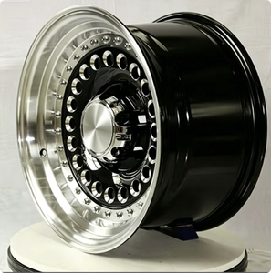 Meilleur <span class=keywords><strong>prix</strong></span>, jantes de voiture de course en alliage d'aluminium forgé de marque OEM, 15 pouces, 5x120/5x108 PCD, finition noire, neuves, 20 mm, 25 mm, garantie 3 ans - Product Image 5