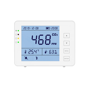 Monitor de Calidad del Aire Interior con Sensor de Humedad y Temperatura, Monitor de <span class=keywords><strong>CO2</strong></span> de 5000 ppm con Alimentación USB - Product Image 1