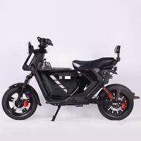 Scooter électrique 800W 48V pour adultes, vélo de ville longue portée avec moteur à tambour avant et à moyeu arrière, capteur électronique numérique