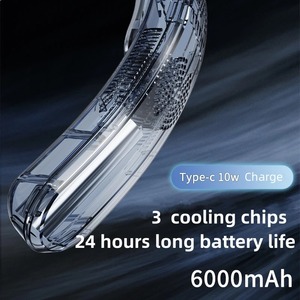 Ventilateur de cou portable sans pales, rechargeable par USB, silencieux - Product Image 6
