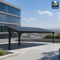 Système solaire haut de gamme H2 Solar Flagship, imperméable, pour carport, toit, avec ballast, fonctionnalités complètes, système premium