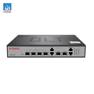 HSGQ-E04T Epon 4 ports olt V1600D4-L Iptv mikrotik router fiber optic optical fiber10g ftth switch used olt Epon switch poe