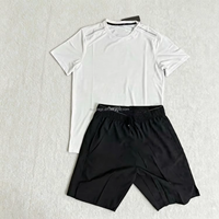 Ensemble de course et de fitness unisexe, nouveau, séchage rapide, respirant, t-shirt décontracté et short tendance