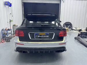 Kit carrosserie en fibre de carbone MSY pour <span class=keywords><strong>Bentley</strong></span> Bentayga, pare-chocs avant et arrière, jupes latérales, ailerons, capot et passages de roues de style MSY - Product Image 5