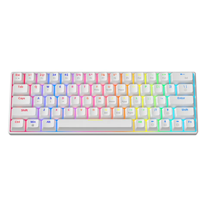 Đa chức năng 63 phím Bàn phím 60% RGB LED Backlit Bàn Phím Cơ khí teclado gamer có dây Ergonomic mini chơi Game bàn phím - Product Image 1