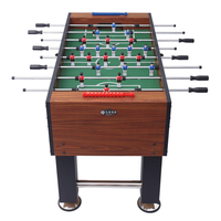 Table de baby-foot pliable de haute qualité en bois massif et MDF, à monnayeur, pour usage intérieur