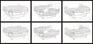 Accesorios para barbacoa SEB <span class=keywords><strong>DIVIDE</strong></span> & <span class=keywords><strong>CONQUER</strong></span>-SYSTEM Expansor de cocina Kamado BBQ Accesorios con medio deflector de calor - Product Image 5